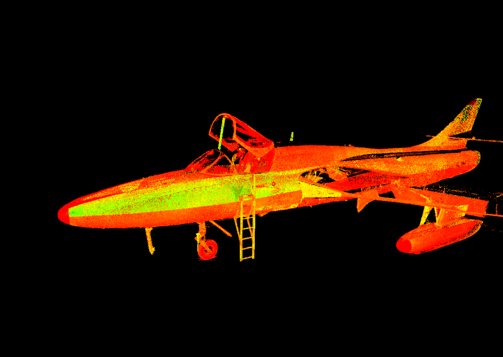 Abbildung 2: Wie gefällt Ihnen unser Farbschema? Dies ist eine Intensitätskarte, die aus unserer 3D-Scan-Verarbeitung stammt.